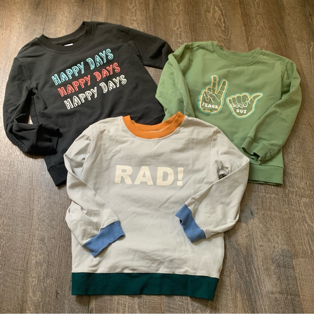 Dot dot smile lot bundle boys winter sweatshirts size 7